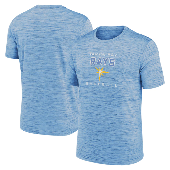 Men's Blue Tampa Bay Rays Velocity Practice Performance T-Shirt